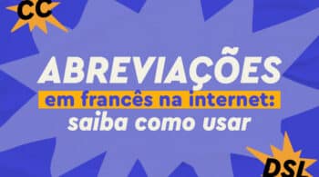 Abreviações em francês na internet